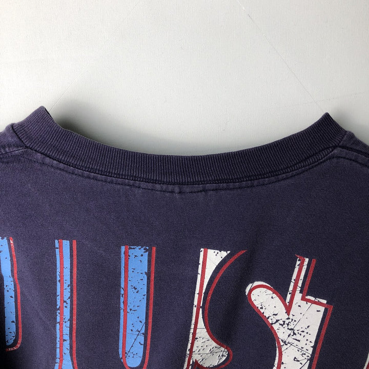90'S - Vintage Nike Just Do It logo print T-shirt, Made in USA, Men's Size L cotton purple type Vintage Second Hand