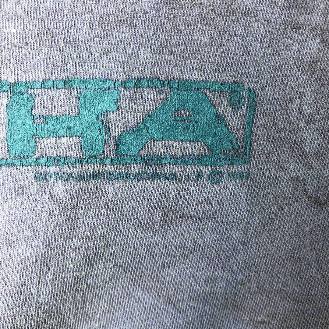 90'S GOTCHA Tie-Dye Pattern Surf/Skateboard T-Shirt, Made in USA, Men's Size XL, Vintage cotton purple type Vintage Second Hand