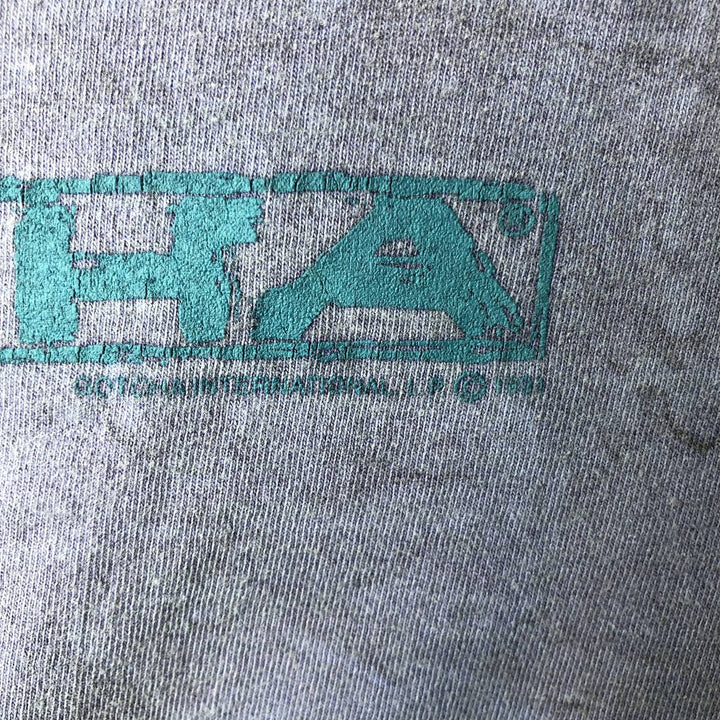 90'S GOTCHA Tie-Dye Pattern Surf/Skateboard T-Shirt, Made in USA, Men's Size XL, Vintage cotton purple type Vintage Second Hand