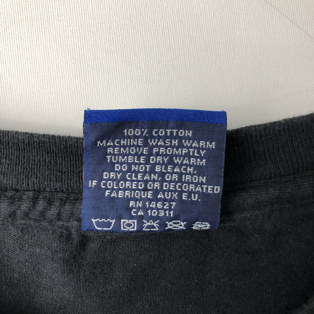 Vintage 90'S Umbro Blue Tag Logo T-Shirt, Made in USA, Men's XL cotton black type Vintage Second Hand