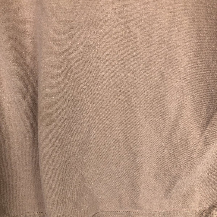 Reebok Logo Print T-Shirt, Made in Canada, Men's XL cotton beige type brown Vintage Second Hand