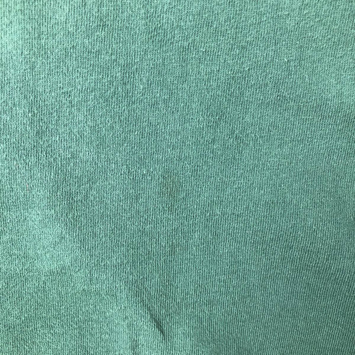 90'S Reebok Henley Logo T-Shirt, Made in USA, Men's Size L, Vintage cotton green type Vintage Second Hand
