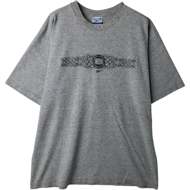 2000s~ Reebok Sports T-Shirt, Made in Canada, Men's Size L cotton gray type Vintage Second Hand