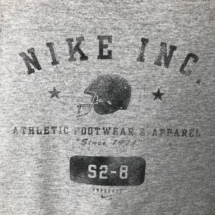 00'S Nike Logo T-shirt, Men's L size cotton gray type Vintage Second Hand