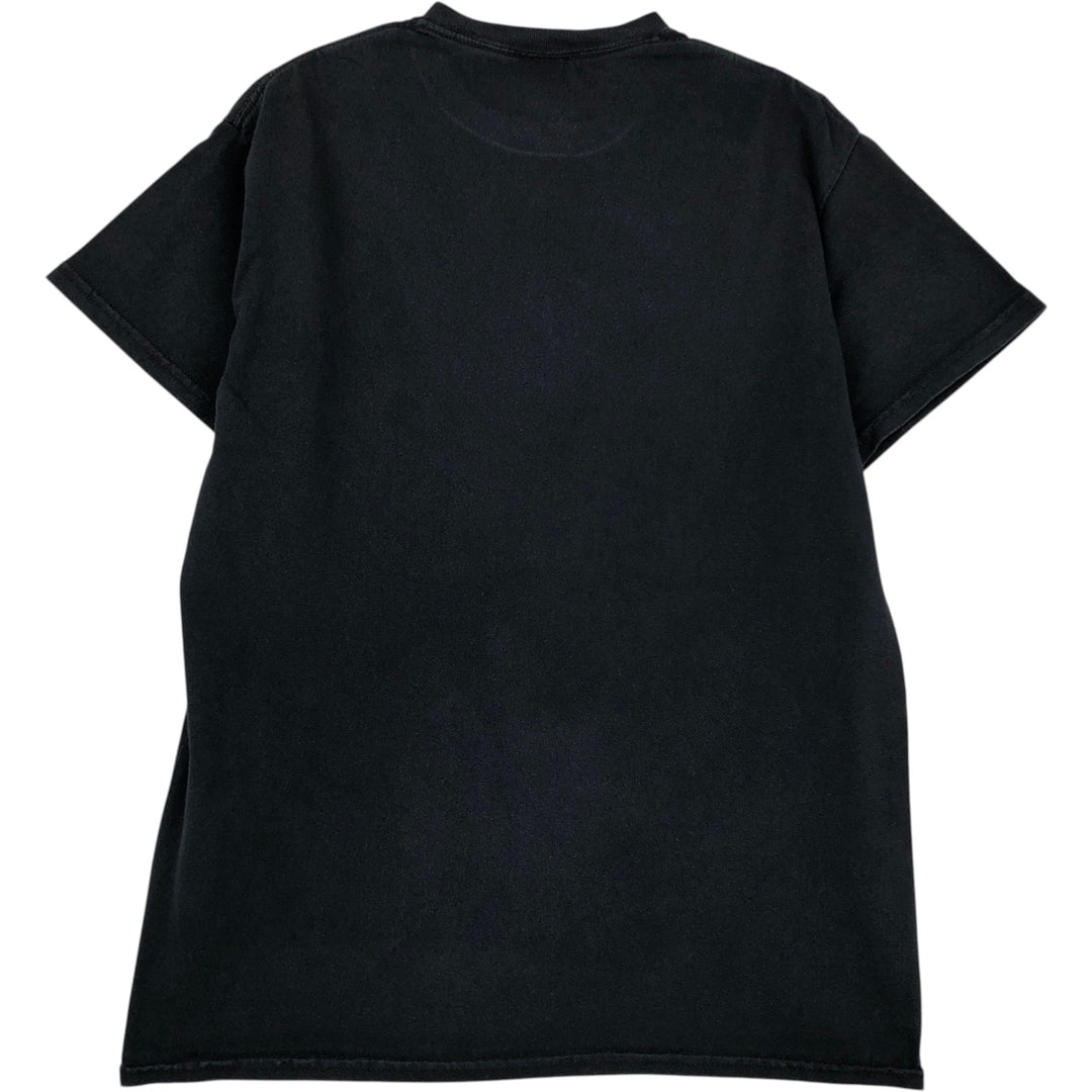 Thrasher Fire Pattern Surf Skate T-Shirt, Men's M cotton black type Vintage Second Hand