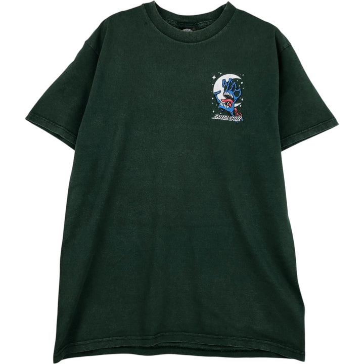 SANTA CRUZ Santa Cruz logo print T-shirt, men's XL unclear Green type dark green Vintage Second Hand