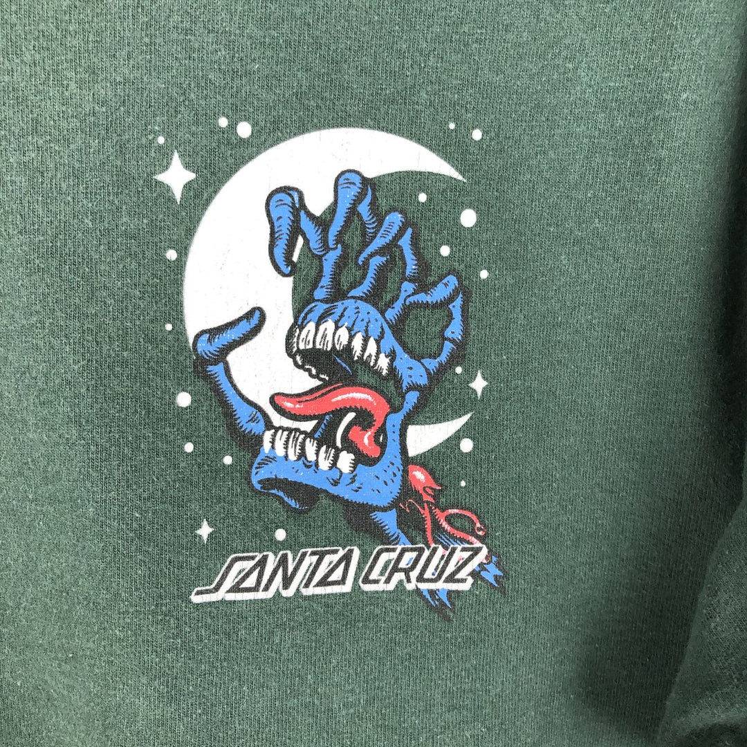 SANTA CRUZ Santa Cruz logo print T-shirt, men's XL unclear Green type dark green Vintage Second Hand