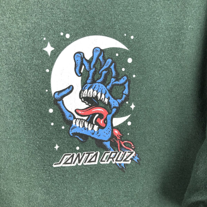 SANTA CRUZ Santa Cruz logo print T-shirt, men's XL unclear Green type dark green Vintage Second Hand