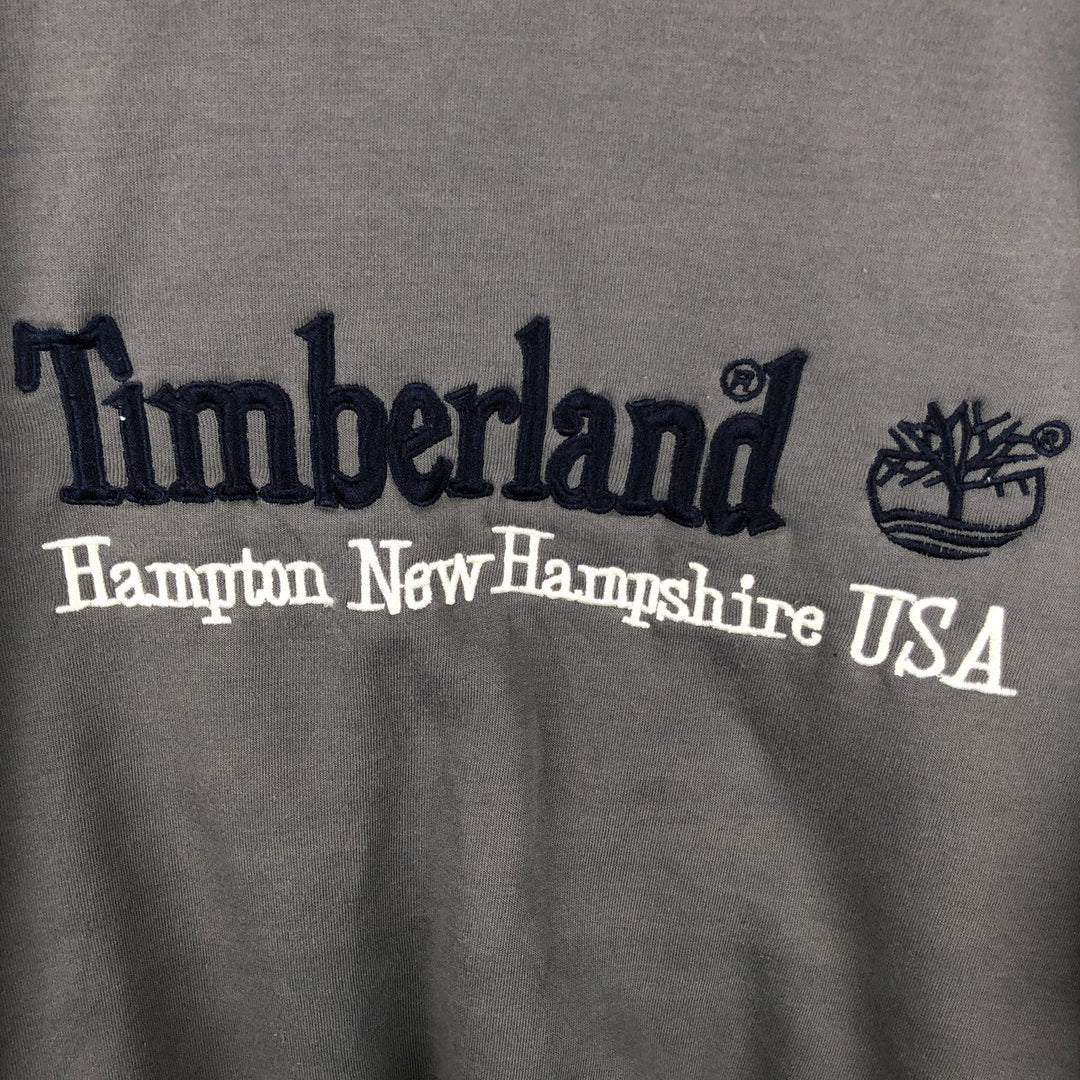 Timberland WEATHERGEAR logo sweatshirt, men's size XXL cotton gray type Vintage Second Hand