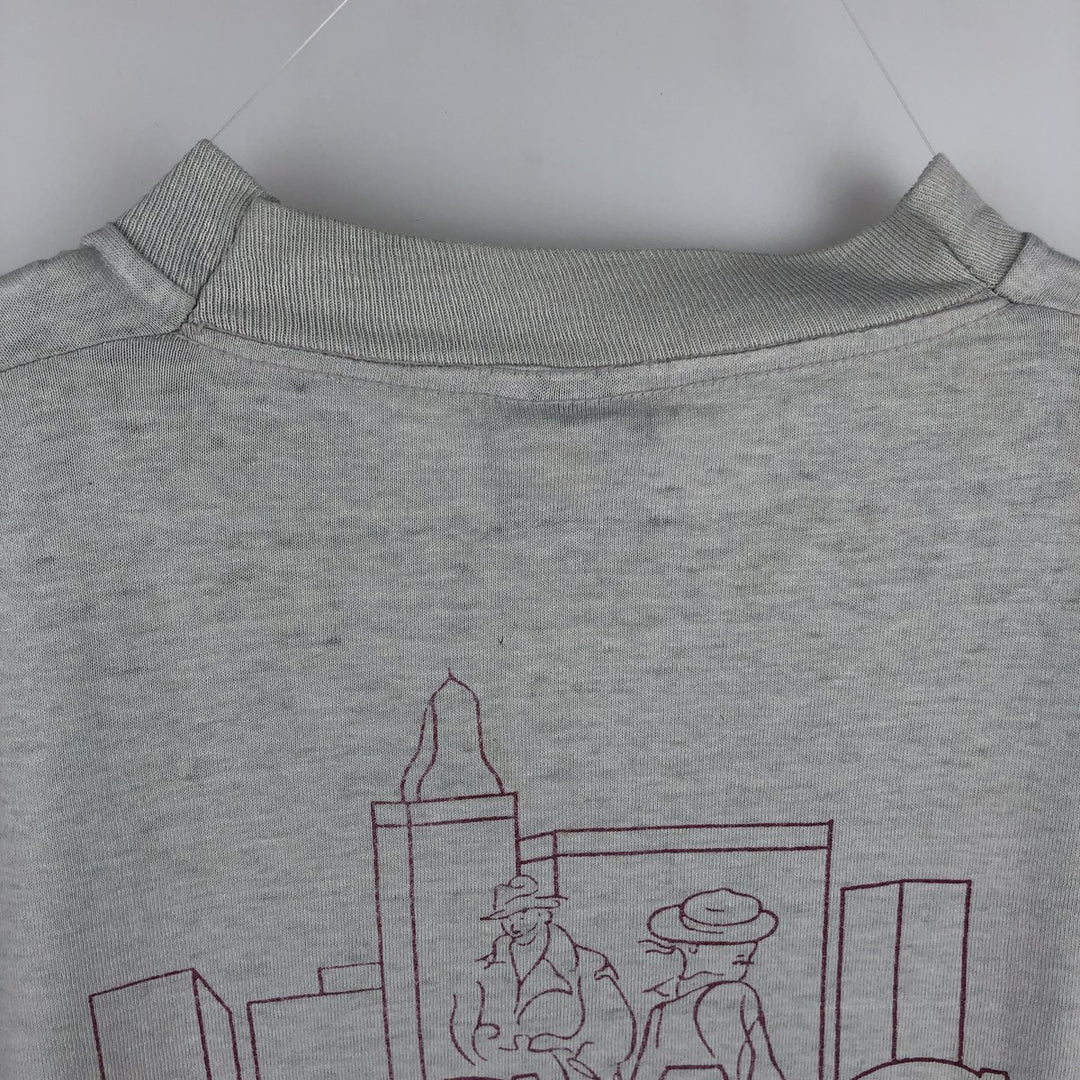 90'S Screen Stars Best Advertising T-Shirt, Made in USA, Men's XL, Vintage cotton gray type Vintage Second Hand