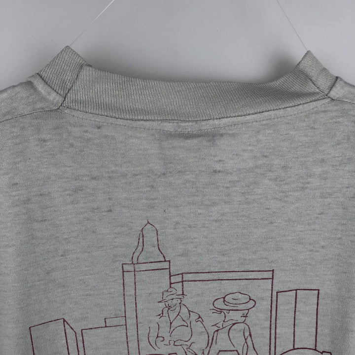 90'S Screen Stars Best Advertising T-Shirt, Made in USA, Men's XL, Vintage cotton gray type Vintage Second Hand
