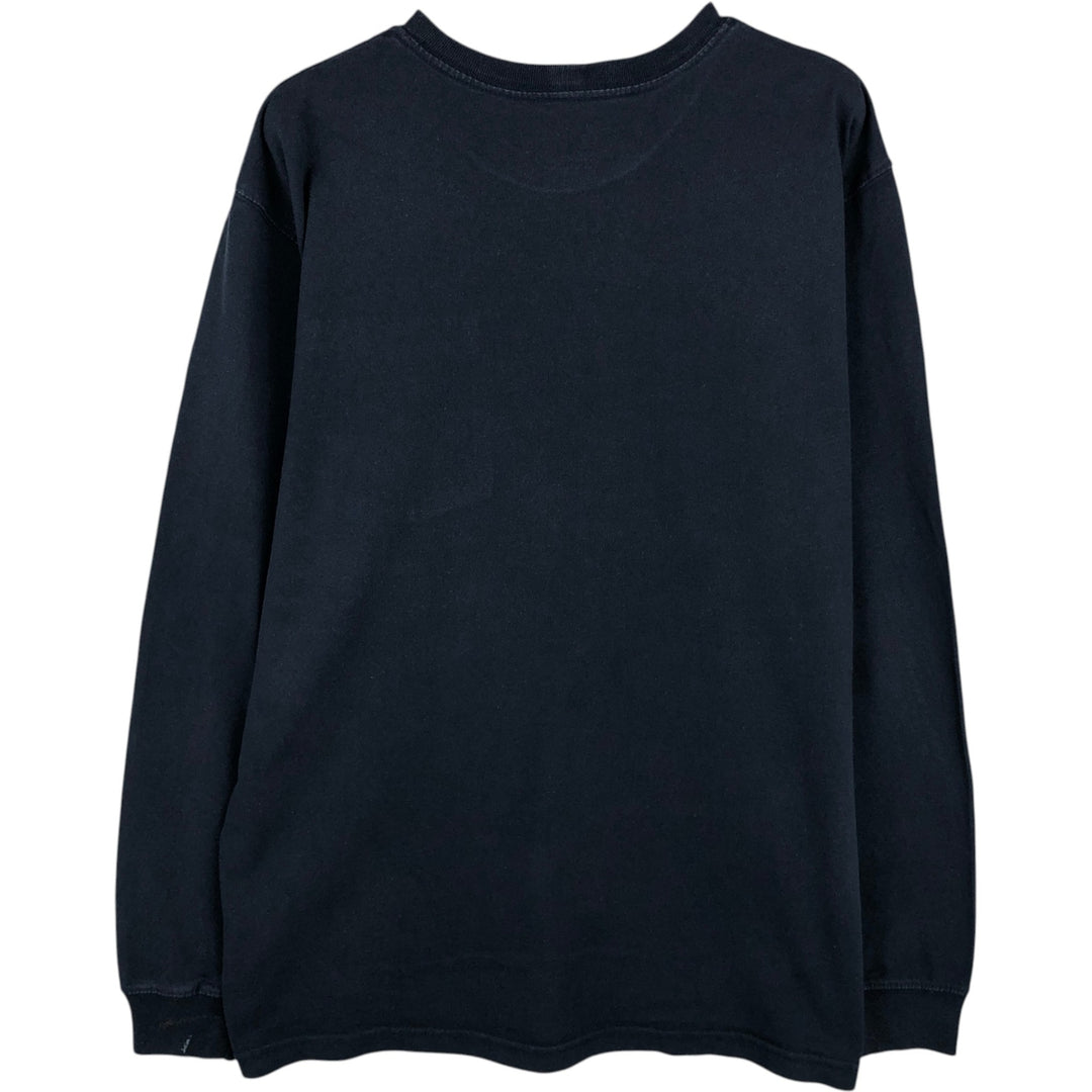 Carhartt Original Fit Long Sleeve T-Shirt, Men's Size Medium cotton navy blue type Vintage Second Hand