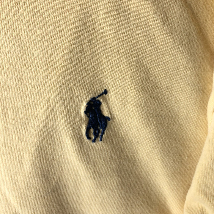 Ralph Lauren POLO by Ralph Lauren long-sleeved T-shirt, men's size XL cotton yellow type Vintage Second Hand