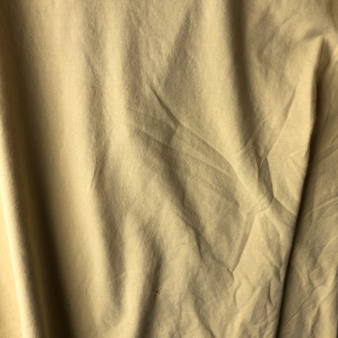 Ralph Lauren POLO by Ralph Lauren long-sleeved T-shirt, men's size XL cotton yellow type Vintage Second Hand