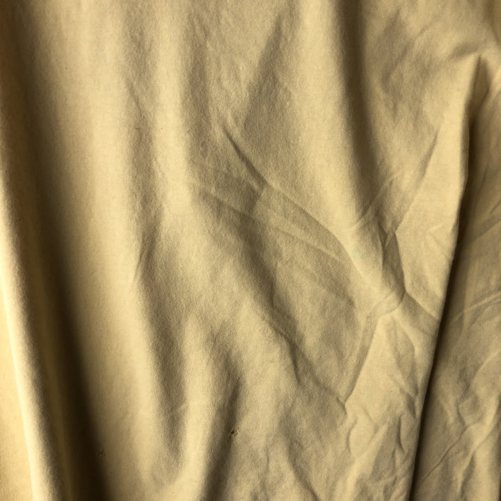 Ralph Lauren POLO by Ralph Lauren long-sleeved T-shirt, men's size XL cotton yellow type Vintage Second Hand