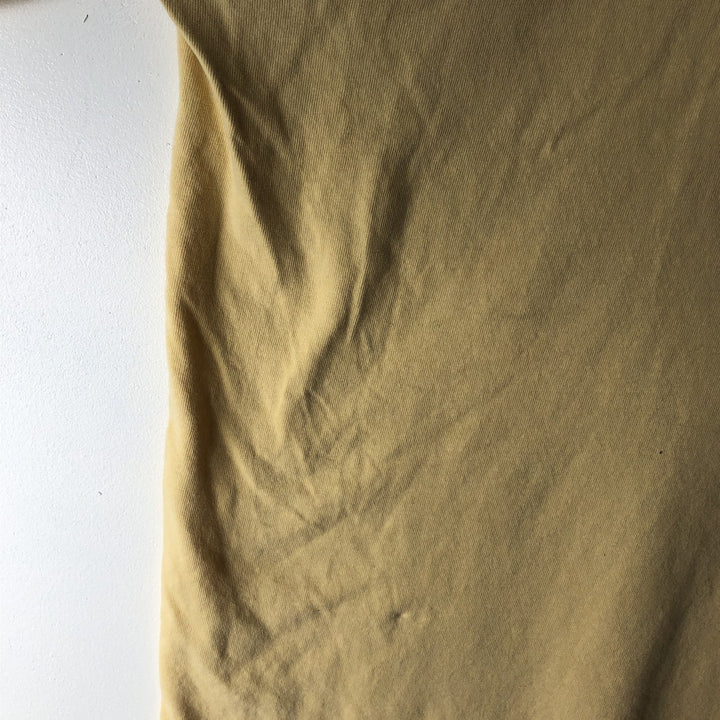 Ralph Lauren POLO by Ralph Lauren long-sleeved T-shirt, men's size XL cotton yellow type Vintage Second Hand