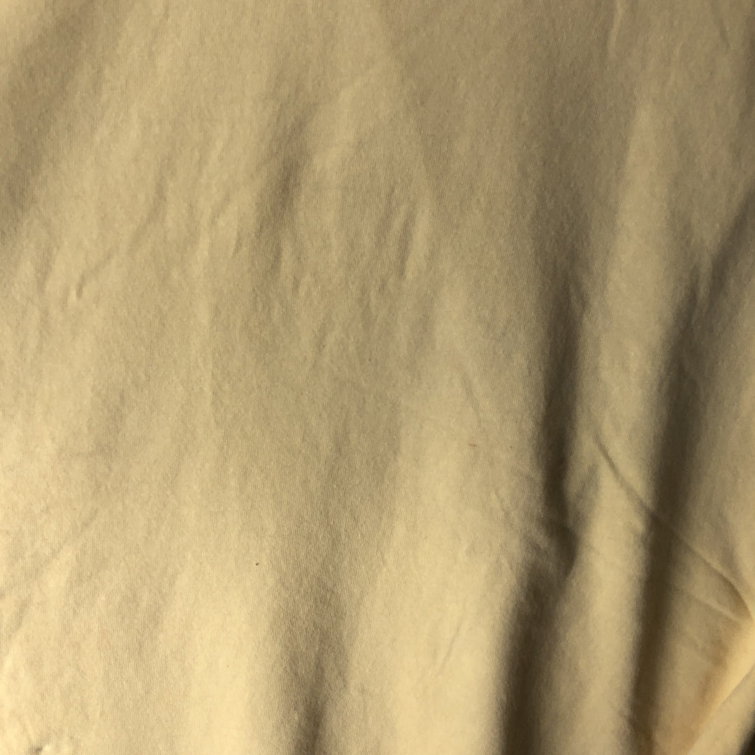 Ralph Lauren POLO by Ralph Lauren long-sleeved T-shirt, men's size XL cotton yellow type Vintage Second Hand