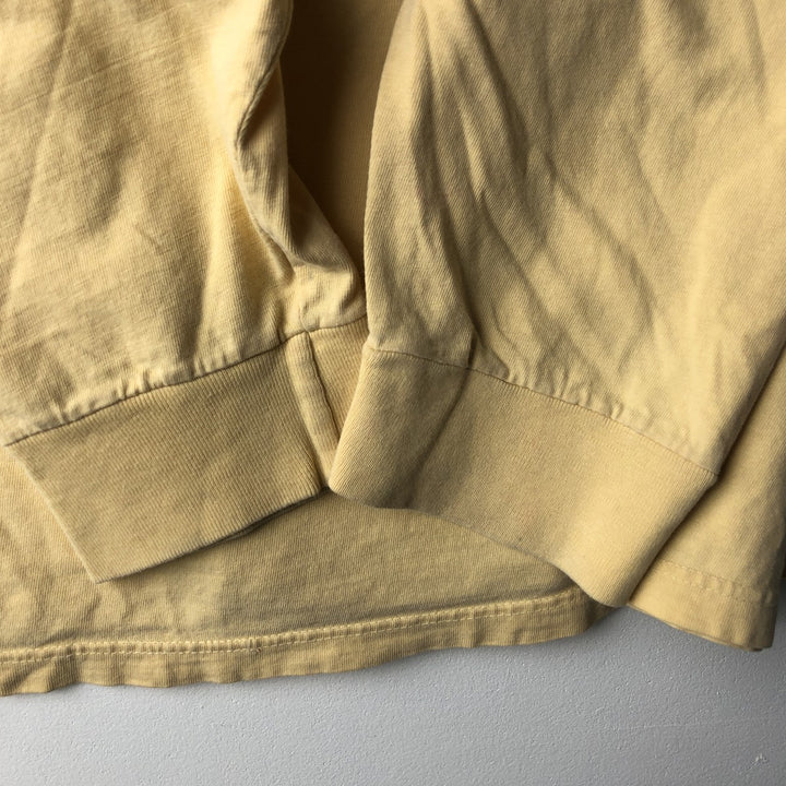 Ralph Lauren POLO by Ralph Lauren long-sleeved T-shirt, men's size XL cotton yellow type Vintage Second Hand
