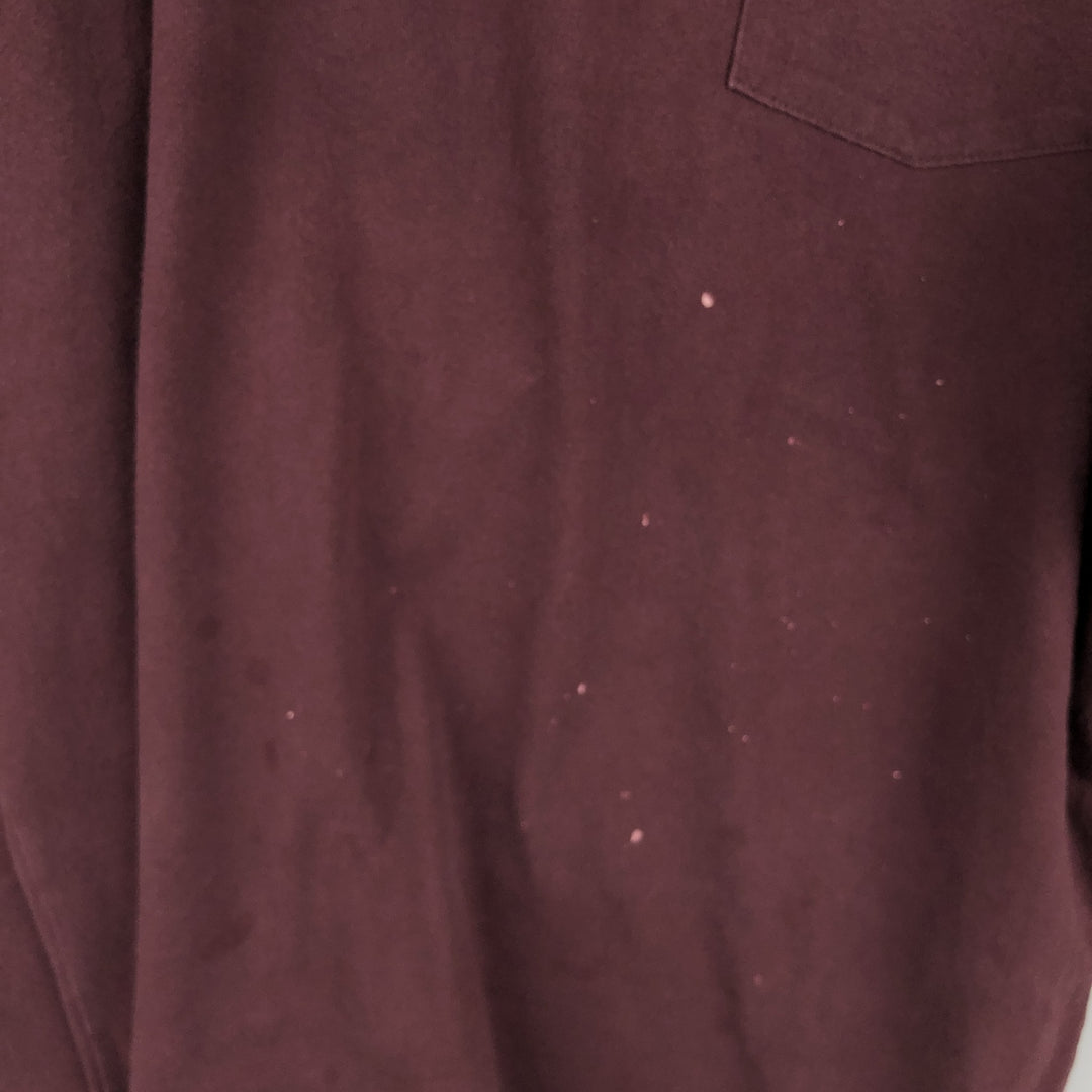 Carhartt Original Fit Long Sleeve T-Shirt, Men's XL cotton wine-red Vintage Second Hand