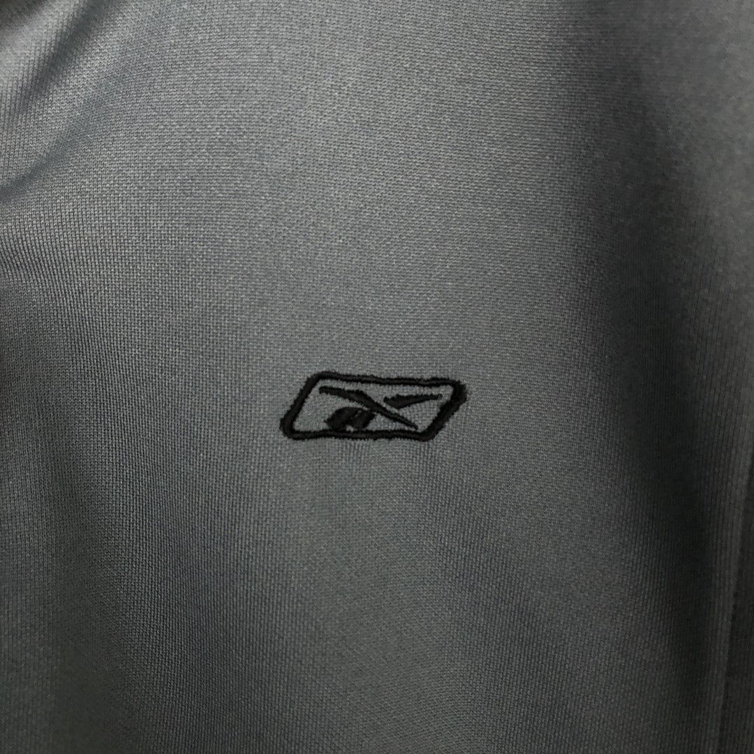 2000s~ Reebok Jersey Track Jacket, Men's Size L polyester gray type Vintage Second Hand