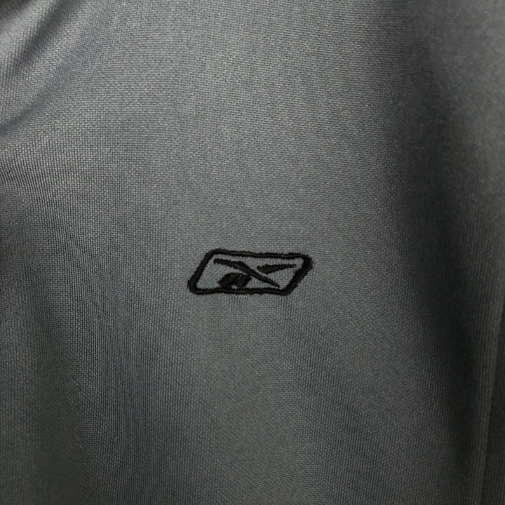 2000s~ Reebok Jersey Track Jacket, Men's Size L polyester gray type Vintage Second Hand