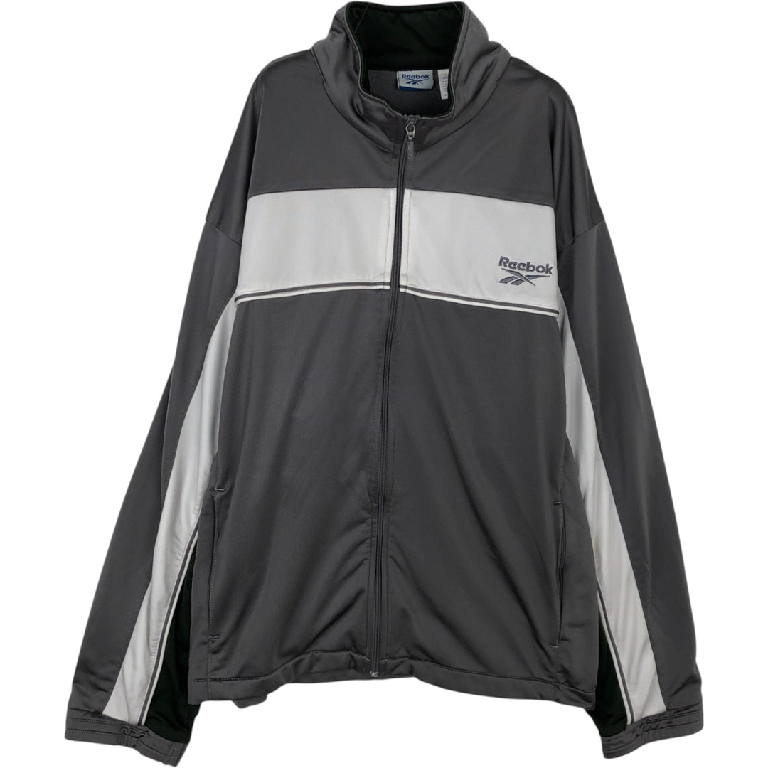 2000s~ Reebok Jersey Track Jacket Men's XL polyester gray type Vintage Second Hand