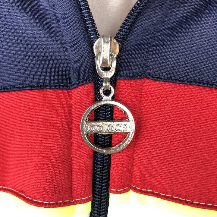 Vintage 1980s-1990'S Adidas Jersey Hoodie/Track Jacket, Made in West Germany, Men's Size L polyamide white type Vintage Second Hand