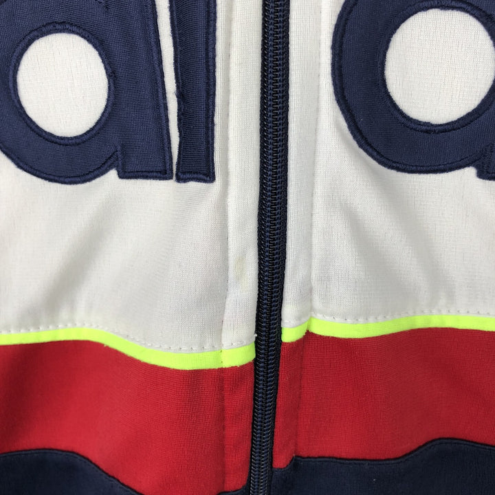 Vintage 1980s-1990'S Adidas Jersey Hoodie/Track Jacket, Made in West Germany, Men's Size L polyamide white type Vintage Second Hand