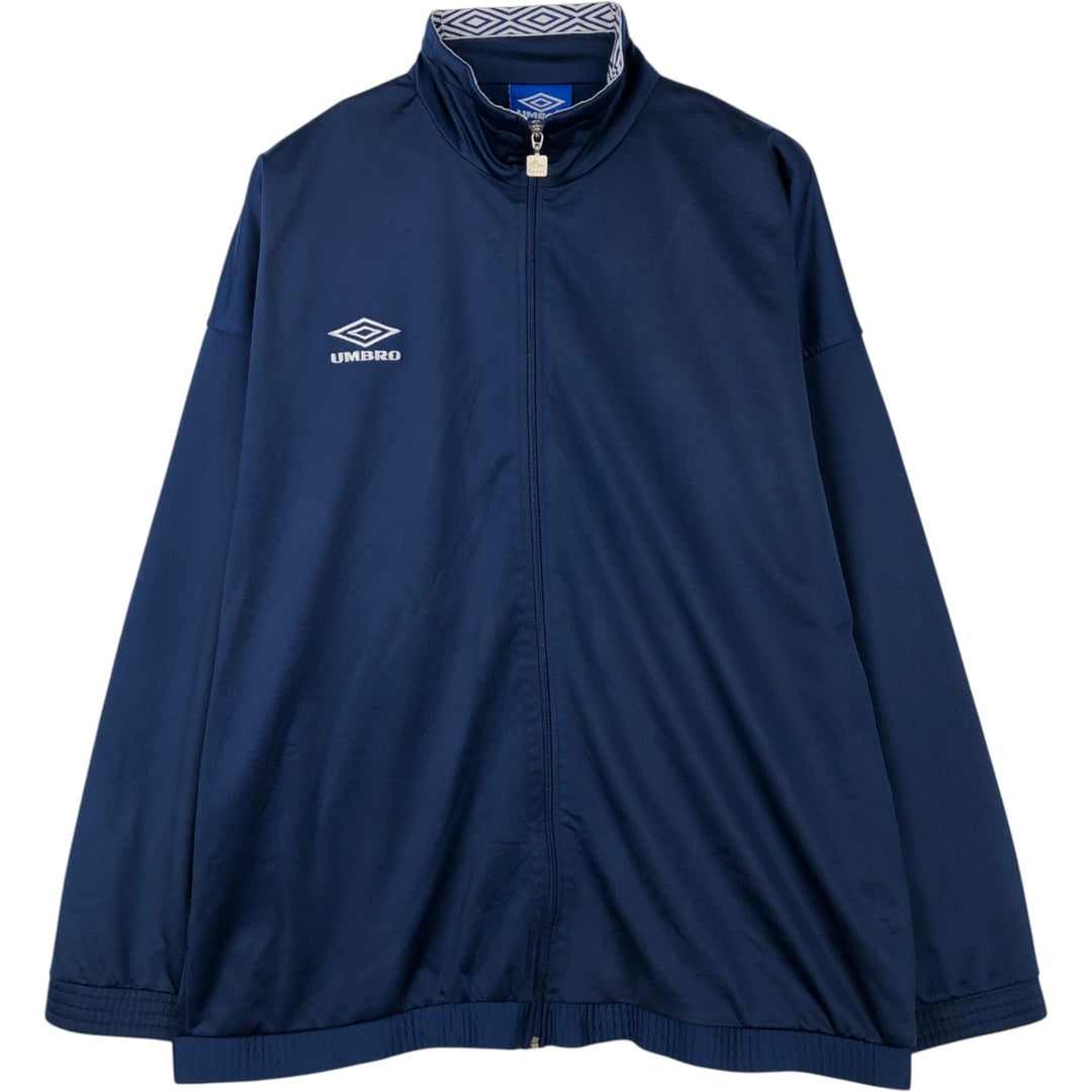 90'S UMBRO Jersey Track Jacket Men's XL Vintage polyester navy blue type Vintage Second Hand