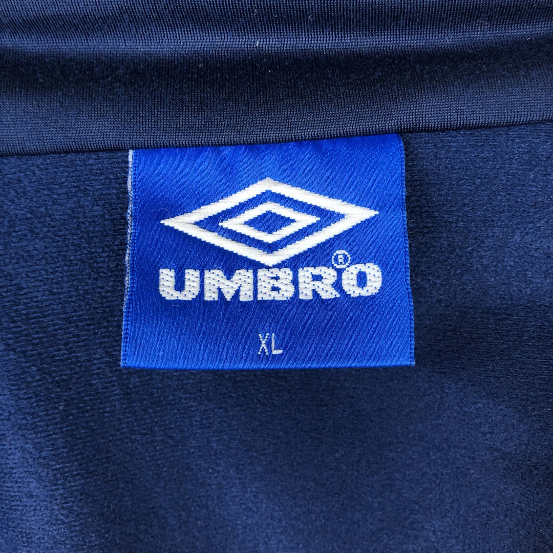 90'S UMBRO Jersey Track Jacket Men's XL Vintage polyester navy blue type Vintage Second Hand