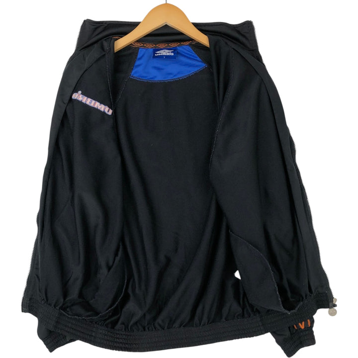 Vintage 90'S Umbro Track Jacket, Men's Size Medium unclear black type Vintage Second Hand