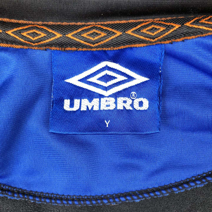 Vintage 90'S Umbro Track Jacket, Men's Size Medium unclear black type Vintage Second Hand
