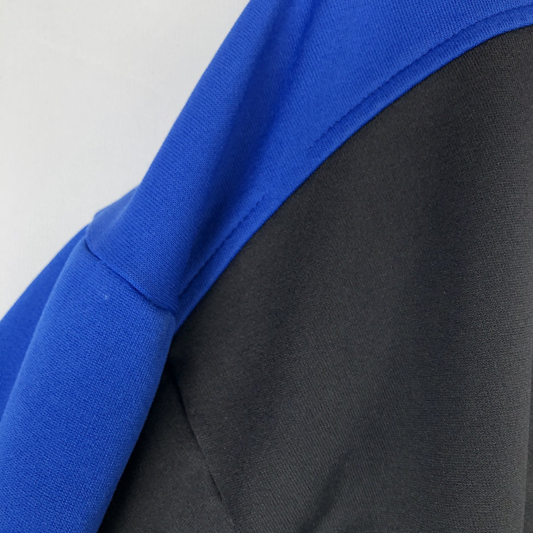 Vintage 80s-90'S adidas track jacket, men's M size polyester blue type Vintage Second Hand
