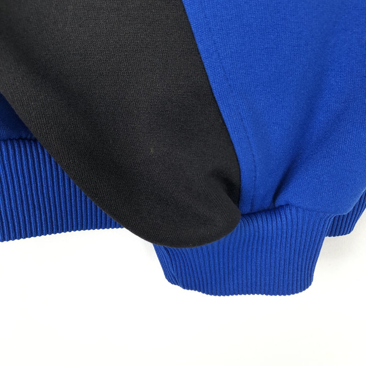 Vintage 80s-90'S adidas track jacket, men's M size polyester blue type Vintage Second Hand