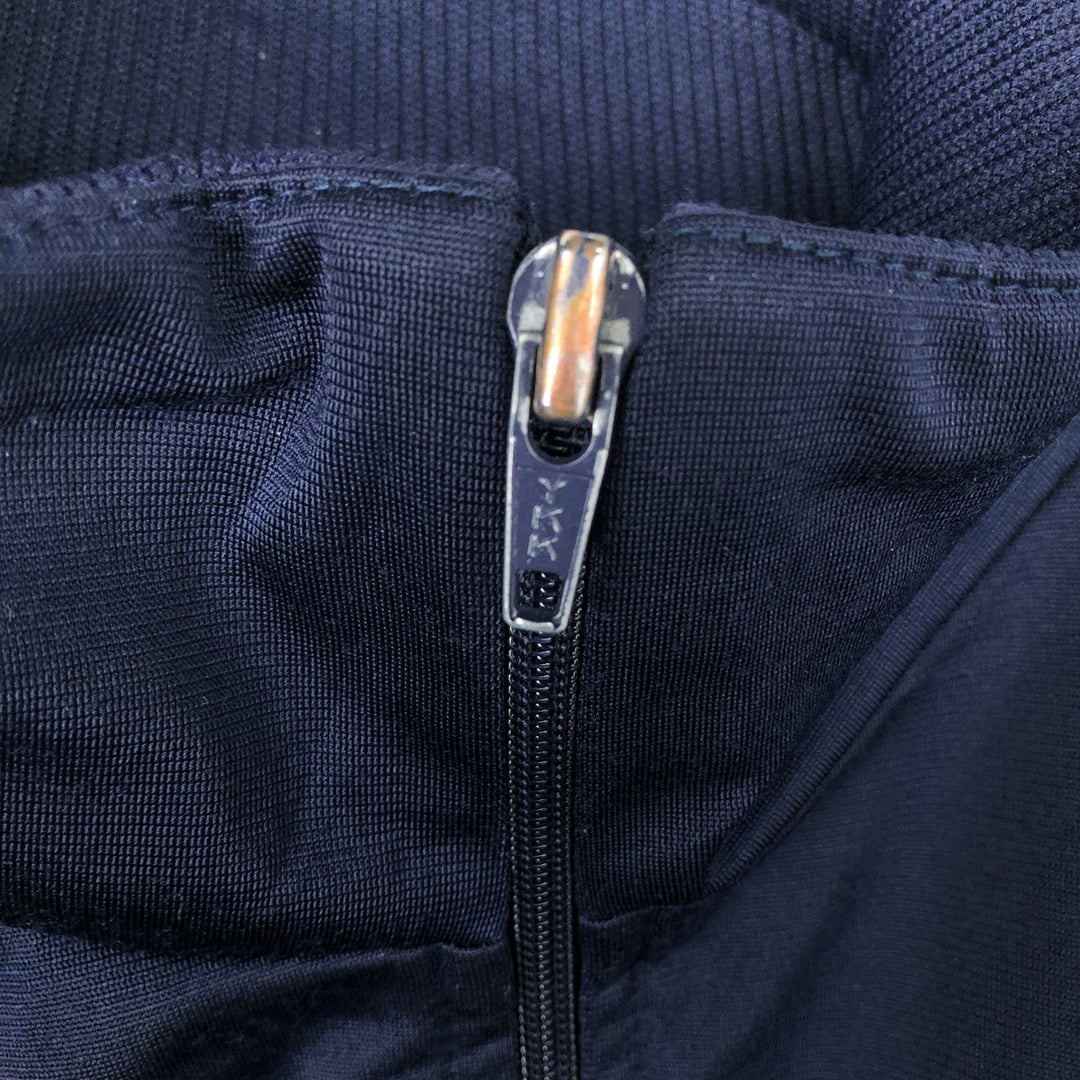 Vintage 1980'S adidas WAMBACQ PEETERS Advertising Jersey Track Jacket, Men's Size L polyester navy blue type Vintage Second Hand