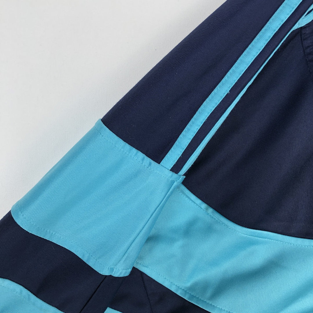 Vintage 1980'S adidas WAMBACQ PEETERS Advertising Jersey Track Jacket, Men's Size L polyester navy blue type Vintage Second Hand