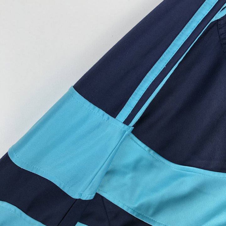 Vintage 1980'S adidas WAMBACQ PEETERS Advertising Jersey Track Jacket, Men's Size L polyester navy blue type Vintage Second Hand