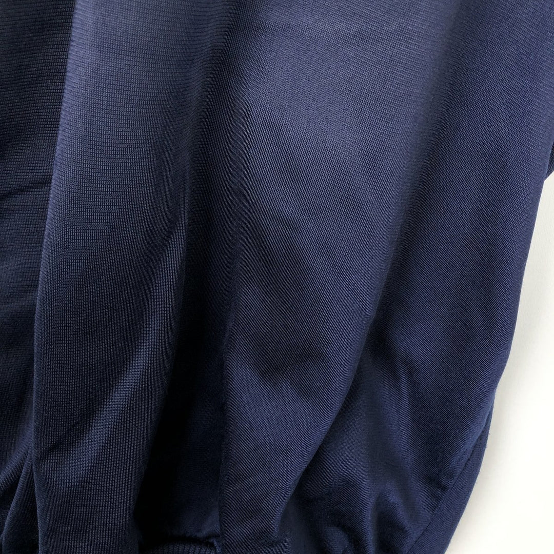 Vintage 1980'S adidas WAMBACQ PEETERS Advertising Jersey Track Jacket, Men's Size L polyester navy blue type Vintage Second Hand