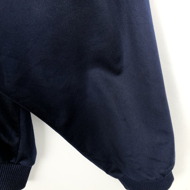 Vintage 1980'S adidas WAMBACQ PEETERS Advertising Jersey Track Jacket, Men's Size L polyester navy blue type Vintage Second Hand
