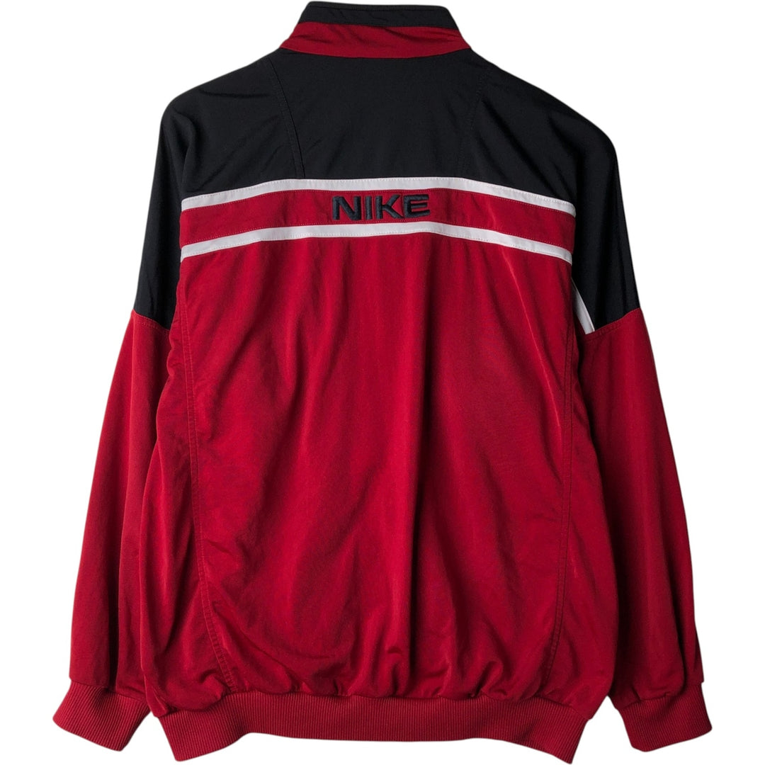 90s-00'S Vintage Nike Track Jacket, Men's Size L polyester red type Vintage Second Hand