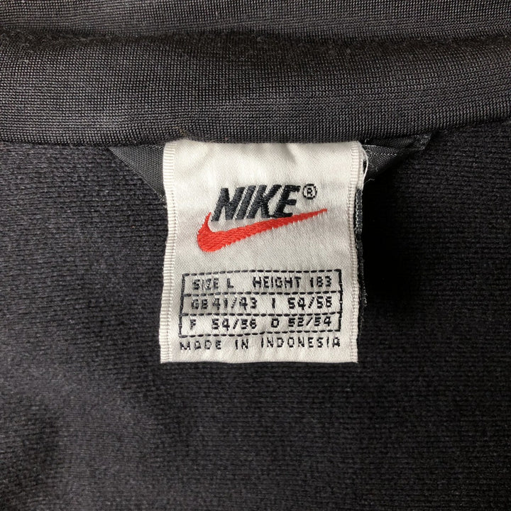 90s-00'S Vintage Nike Track Jacket, Men's Size L polyester red type Vintage Second Hand