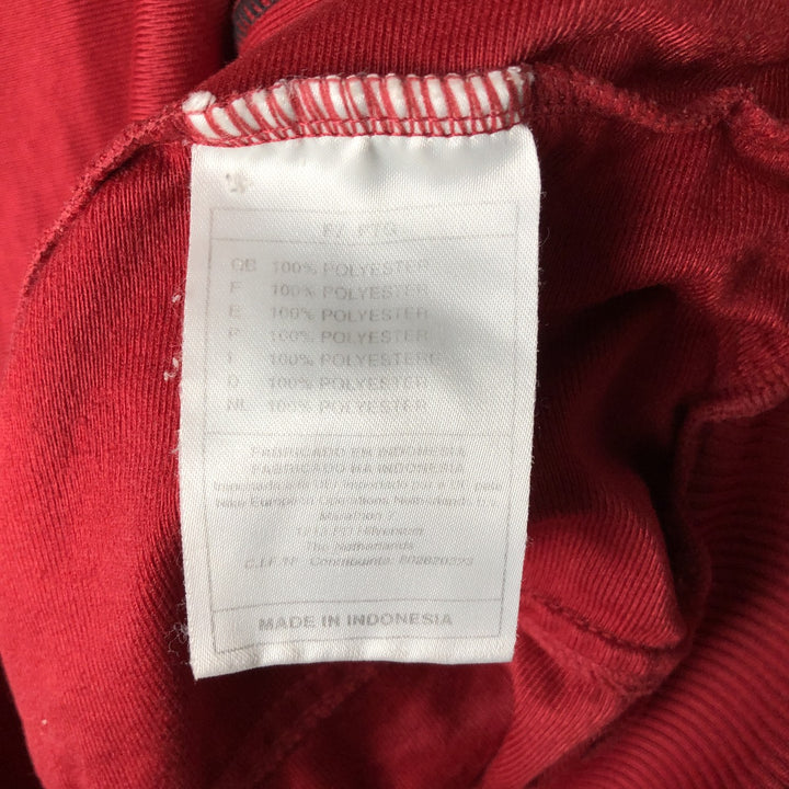 90s-00'S Vintage Nike Track Jacket, Men's Size L polyester red type Vintage Second Hand