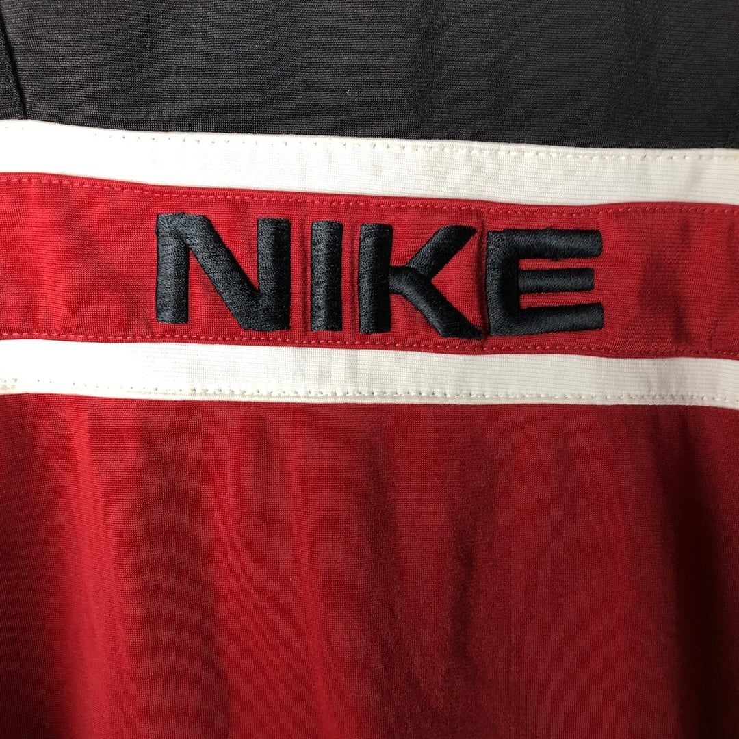 90s-00'S Vintage Nike Track Jacket, Men's Size L polyester red type Vintage Second Hand