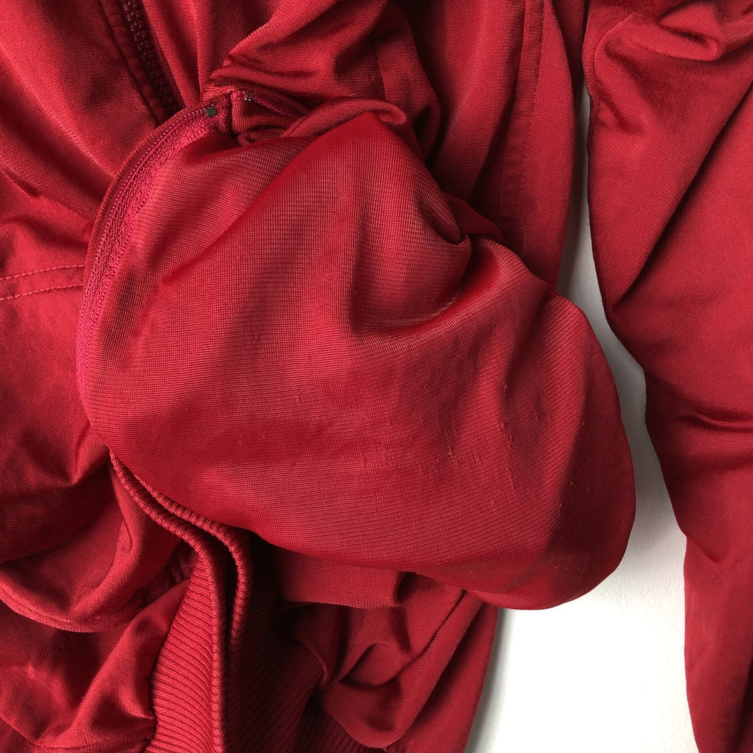 90s-00'S Vintage Nike Track Jacket, Men's Size L polyester red type Vintage Second Hand