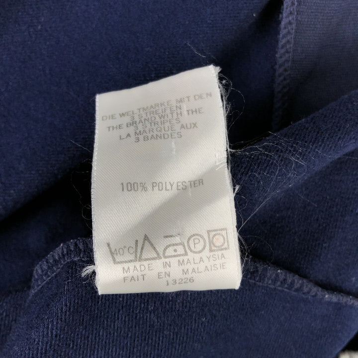 Vintage 90'S Adidas track jacket, men's size S (approx.). polyester navy blue type Vintage Second Hand