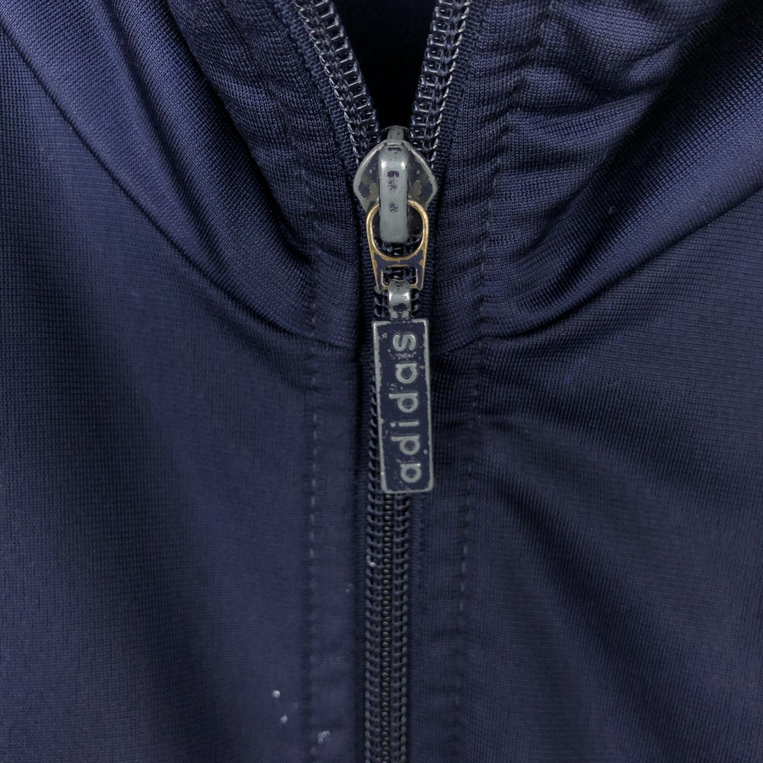 Vintage 90'S Adidas track jacket, men's size S (approx.). polyester navy blue type Vintage Second Hand