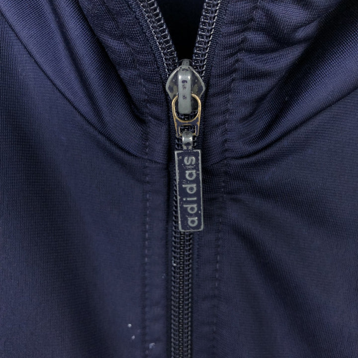 Vintage 90'S Adidas track jacket, men's size S (approx.). polyester navy blue type Vintage Second Hand