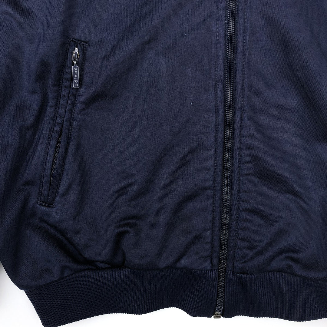 Vintage 90'S Adidas track jacket, men's size S (approx.). polyester navy blue type Vintage Second Hand