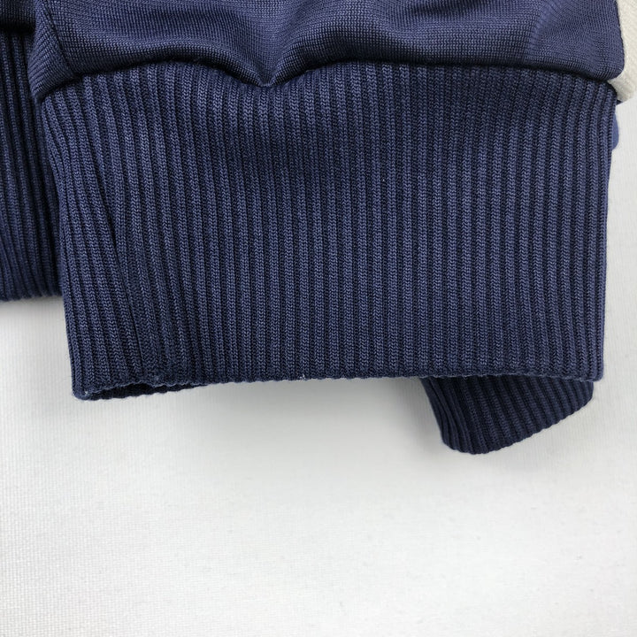 Vintage 90'S Adidas track jacket, men's size S (approx.). polyester navy blue type Vintage Second Hand