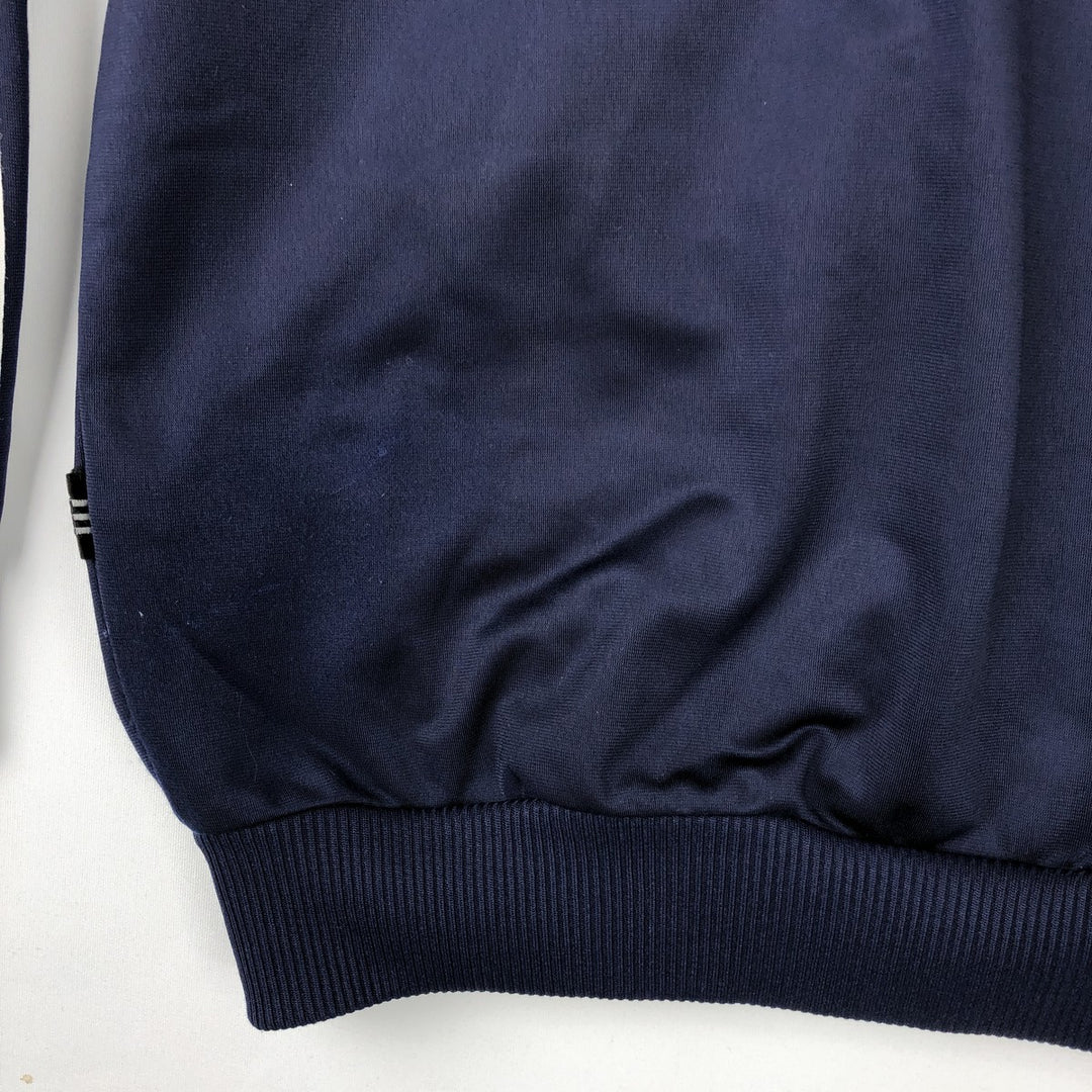 Vintage 90'S Adidas track jacket, men's size S (approx.). polyester navy blue type Vintage Second Hand